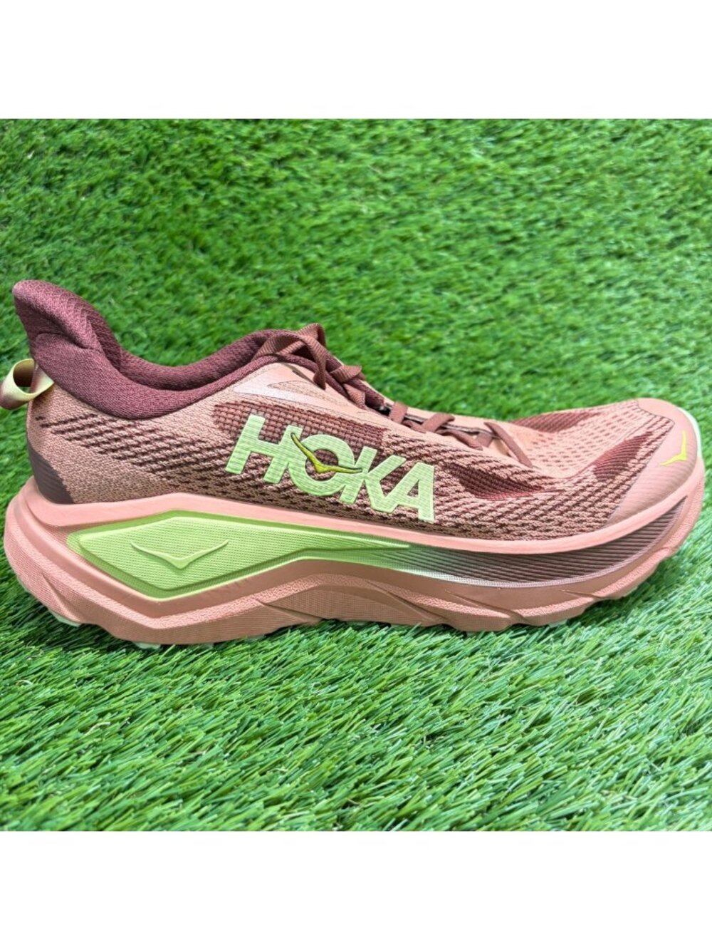 Hoka One One Challenger ATR 8 Womens Size 10 Pink Burgundy Running Shoes Sneaker